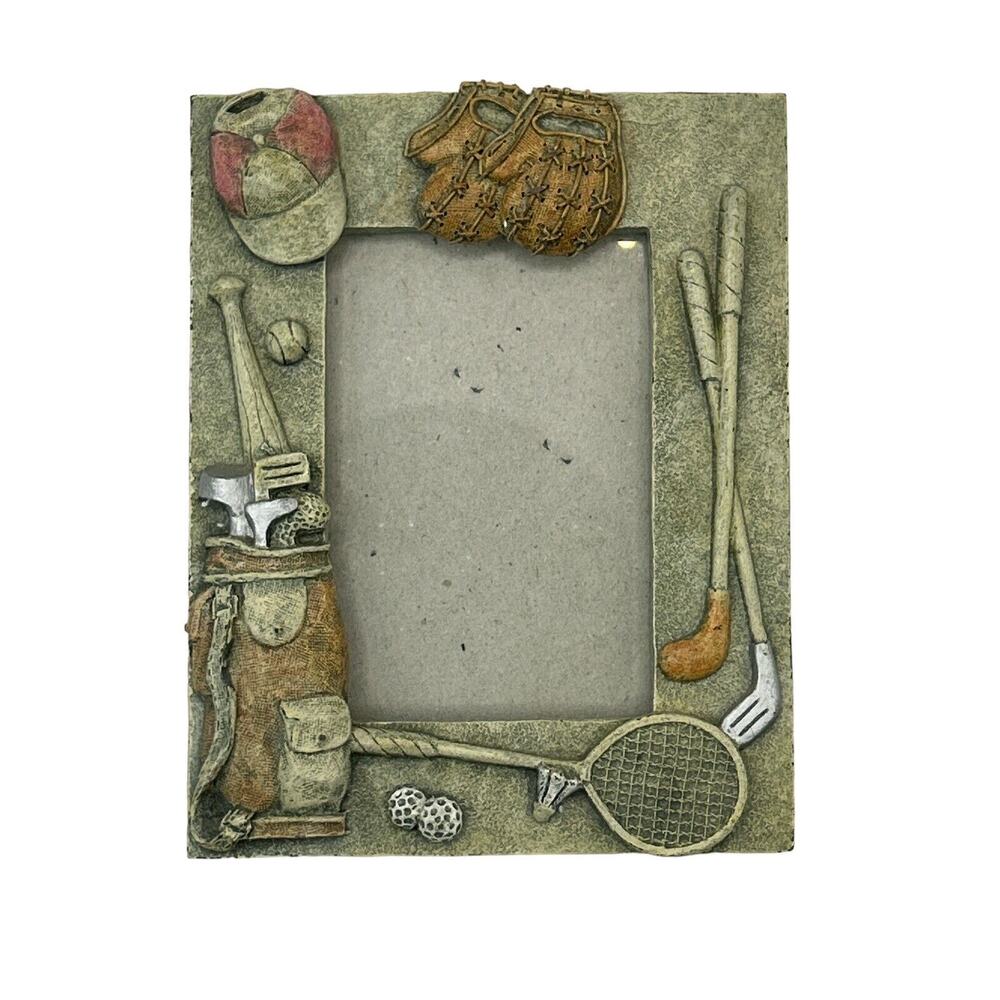 3D Picture Frame is 5.5 x 4.5 Holds 3.25 x 2.25 Photo Sports Theme, Dad Gift